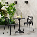 Frond and Form Outdoor Stacking Dining Side Chair (Set of 2)