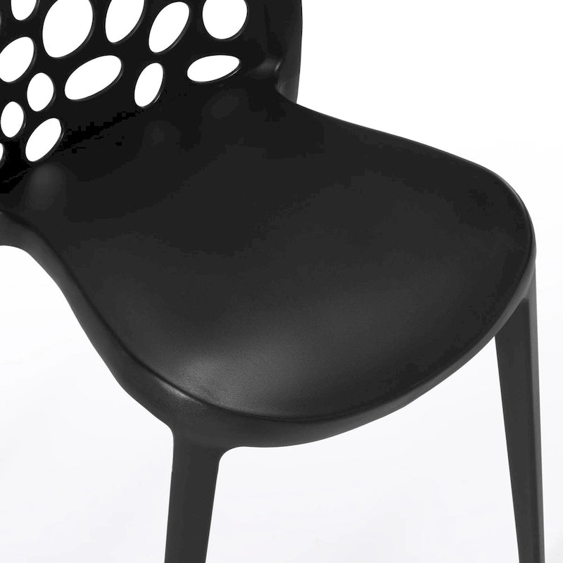 Frond and Form Outdoor Stacking Dining Side Chair (Set of 2)