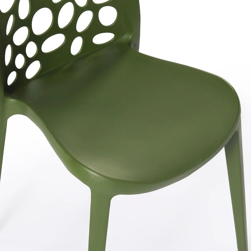 Frond and Form Outdoor Stacking Dining Side Chair (Set of 2)