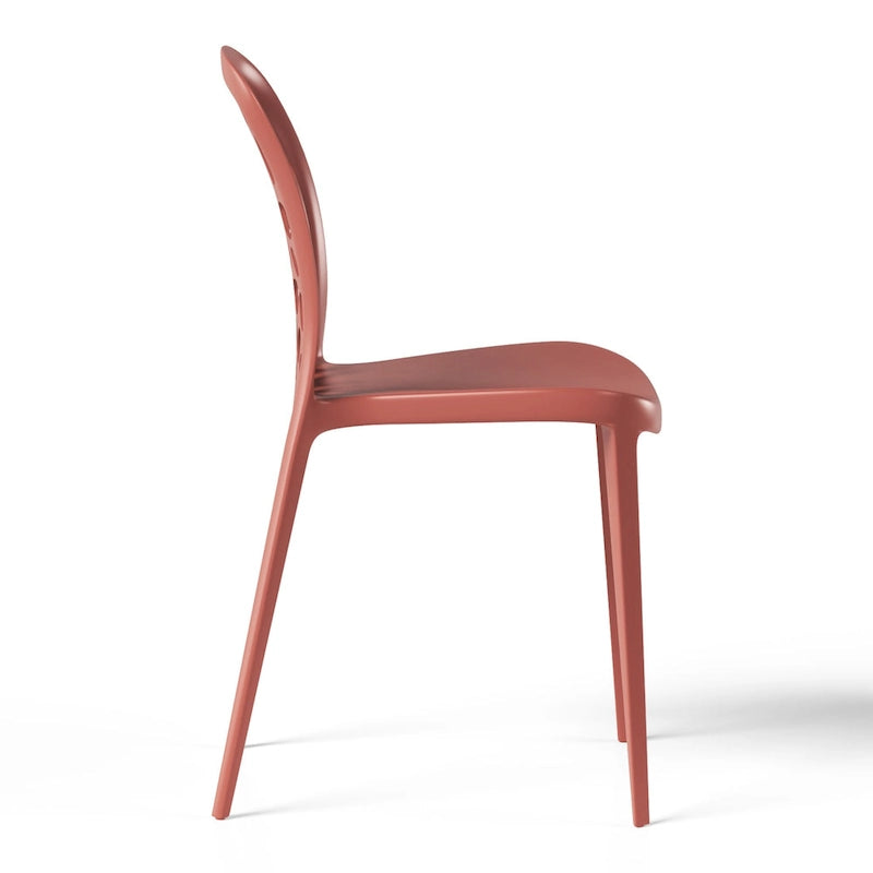 Frond and Form Outdoor Stacking Dining Side Chair (Set of 2)