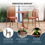 Frond and Form Outdoor Stacking Dining Side Chair (Set of 2)