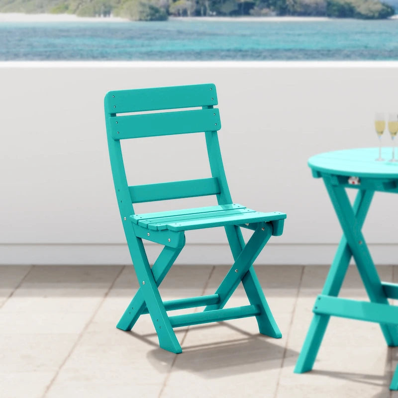 Polytrends Laguna Patio Folding Dining Chair