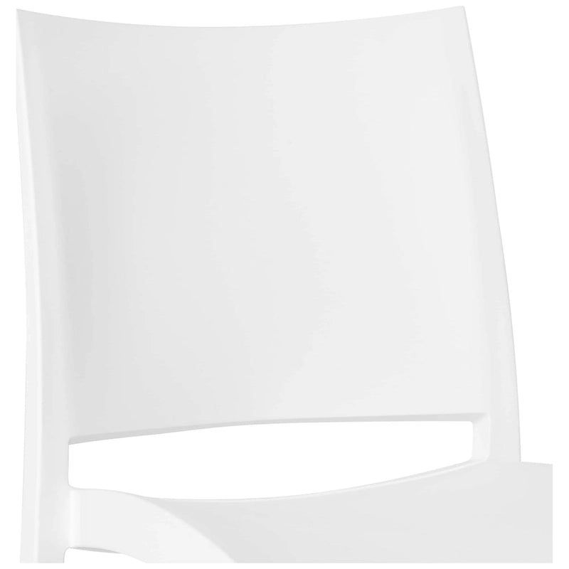 Frond and Form Outdoor Patio Stacking Dining Side Chair (Set of 2)