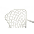 3 Piece Patio Bistro Set All Weather Metal Bistro Table Set