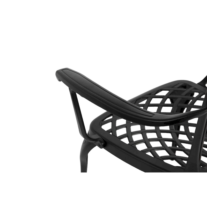 3 Piece Patio Bistro Set All Weather Metal Bistro Table Set