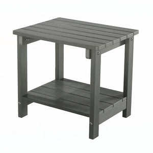 Resistant Outdoor Plastic Wood End Table