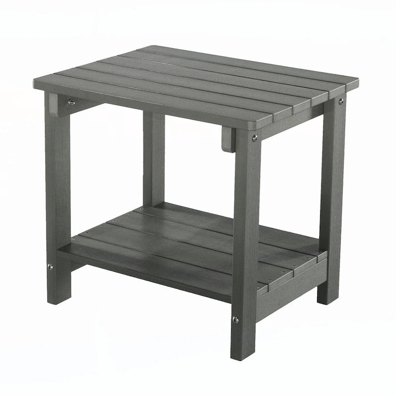 Resistant Outdoor Plastic Wood End Table
