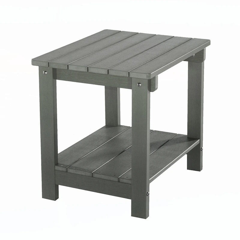 Resistant Outdoor Plastic Wood End Table
