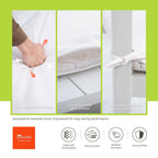 Outdoor Patio Aluminum Swivel Rocker Set of 2 with Outdoor-grade Sunbrella Fabric Cushions, 360-Degree Swivel