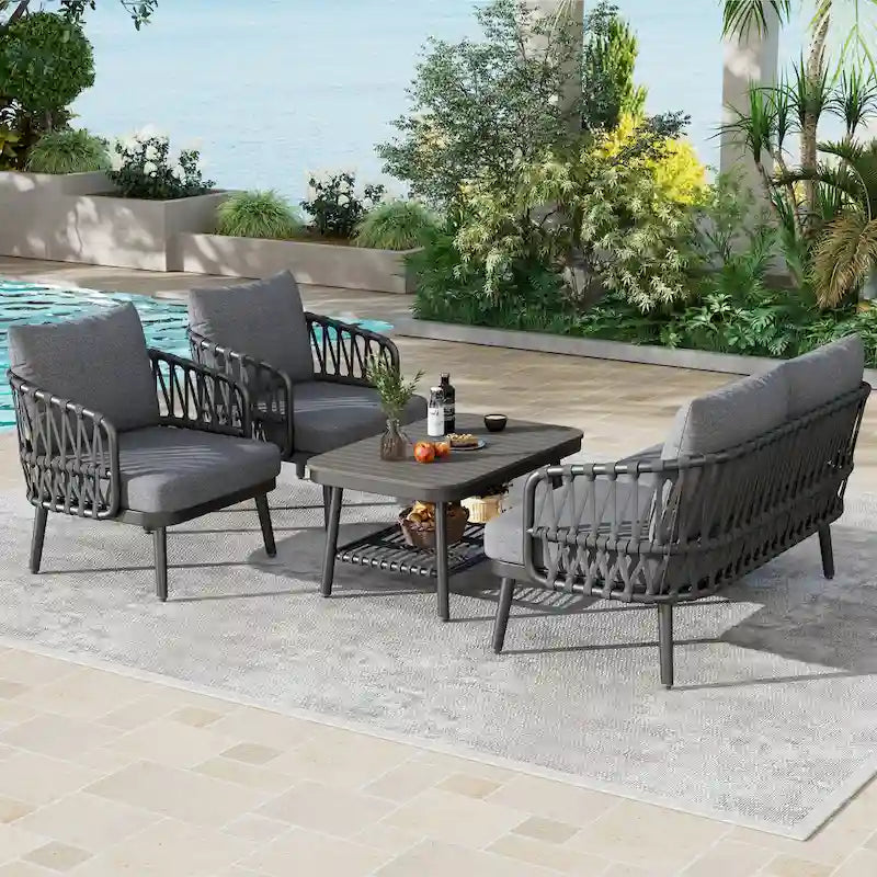 4-Piece Outdoor Patio Furniture Set