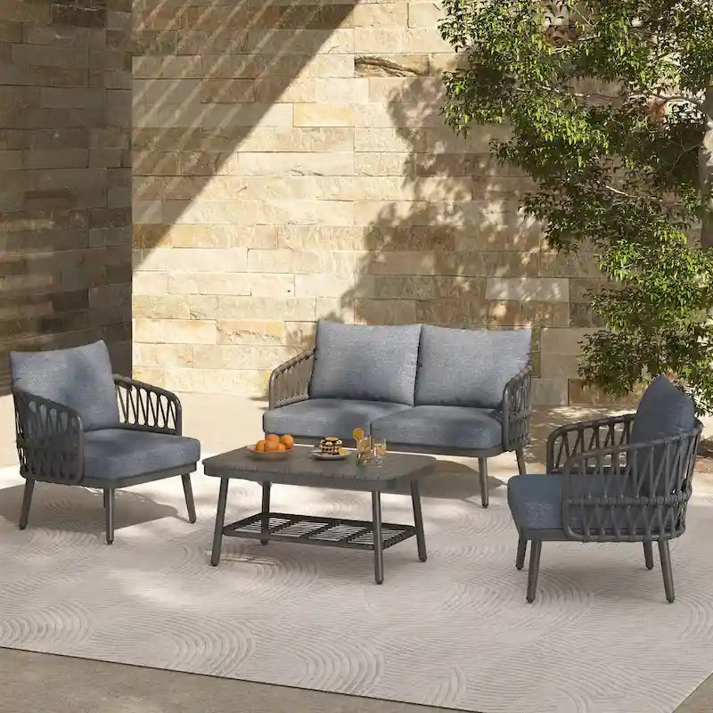 4-Piece Outdoor Patio Furniture Set