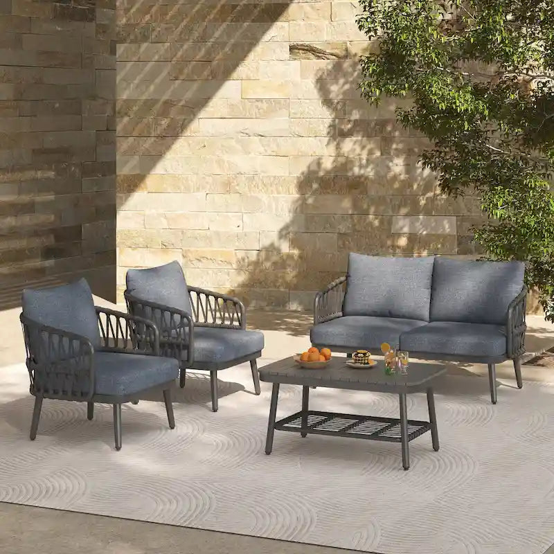 4-Piece Outdoor Patio Furniture Set