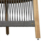 6 Pcs Patio Furniture Set, Outdoor Wicker Sectional Sofa Set, 2 Armchairs, 2 Ottomans and Tempered Glass Top Coffee Table