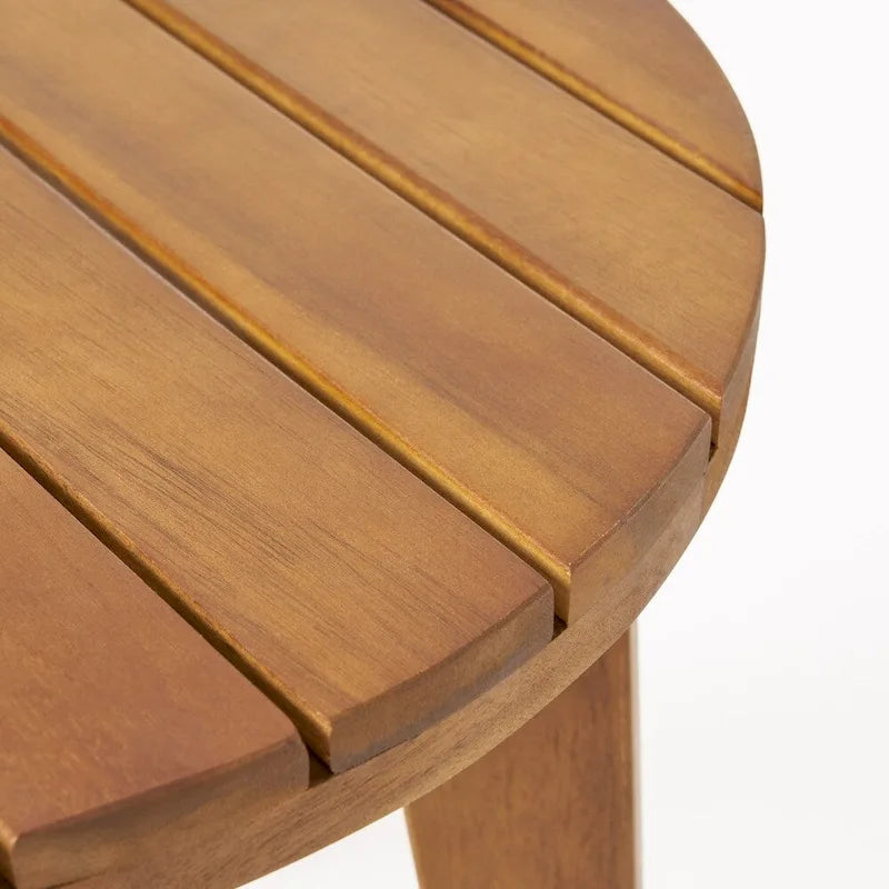 Ensemble fauteuil club et table d'appoint d'extérieur en bois d'acacia Chilian par Christopher Knight Home