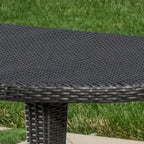 Dominica Outdoor Oval Wicker 69-inch Wicker Dining Table by Christopher Knight Home - 69.30L x 38.20W x 30.00H
