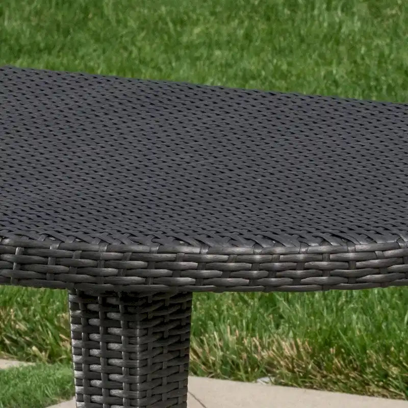 Dominica Outdoor Oval Wicker 69-inch Wicker Dining Table by Christopher Knight Home - 69.30L x 38.20W x 30.00H