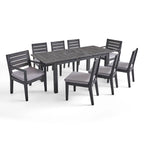 Nestor Outdoor 8-Seater Acacia Wood Expandable Dining Set by Christopher Knight Home