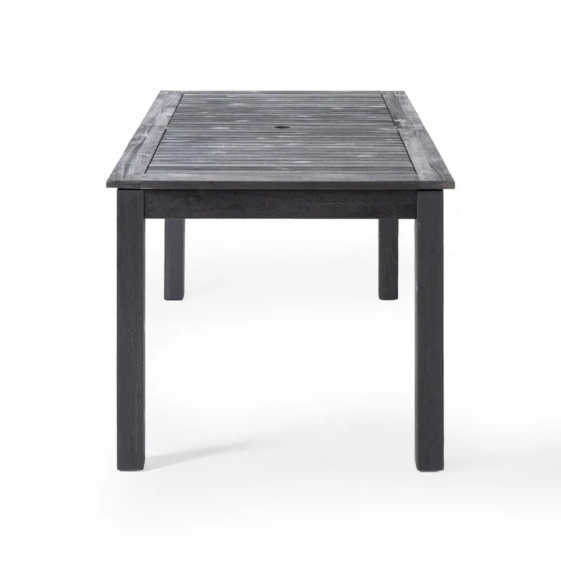 Nestor Outdoor 8-Seater Acacia Wood Expandable Dining Set by Christopher Knight Home