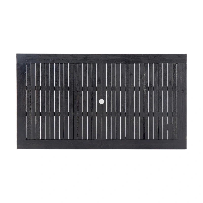 Nestor Outdoor 8-Seater Acacia Wood Expandable Dining Set by Christopher Knight Home