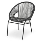 Nusa Outdoor Modern 2 Seater Faux Rattan Chat Set by Christopher Knight Home