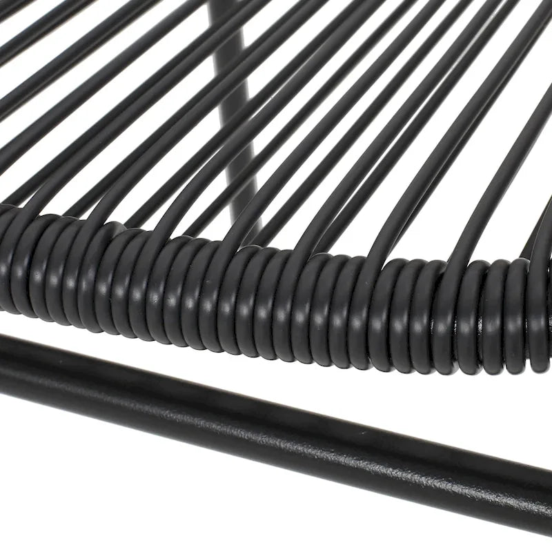 Nusa Outdoor Modern 2 Seater Faux Rattan Chat Set by Christopher Knight Home