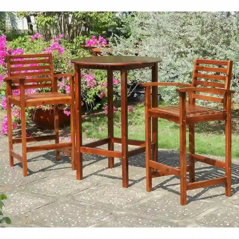 Highland 3-Piece Bar-Height Bistro Set