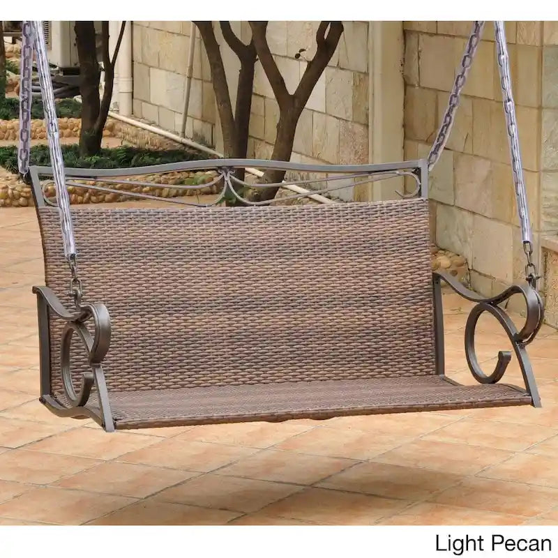 Valencia Resin Wicker Porch Swing
