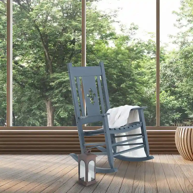 Outdoor Wooden Rocking Chair
