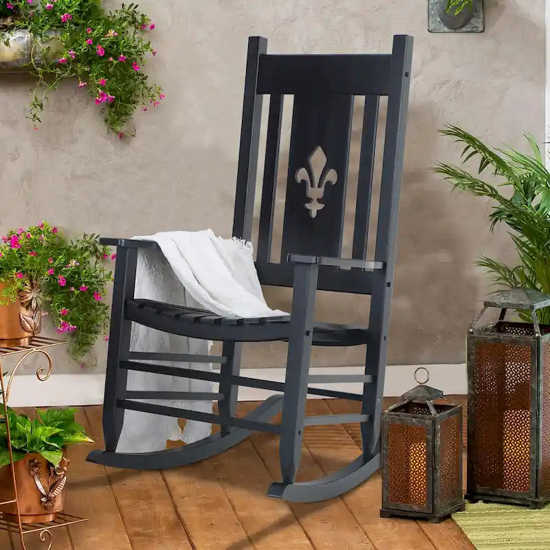 Outdoor Wooden Rocking Chair