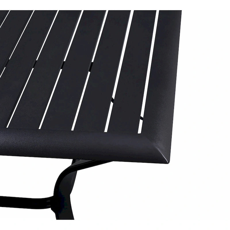 Westin 9pc Aluminum & Padded Sling Swivel Dining Set