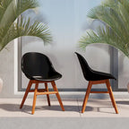 Amazonia Hawaii 9 piece FSC Certified Wood Outdoor Patio Dining Set - 9pc