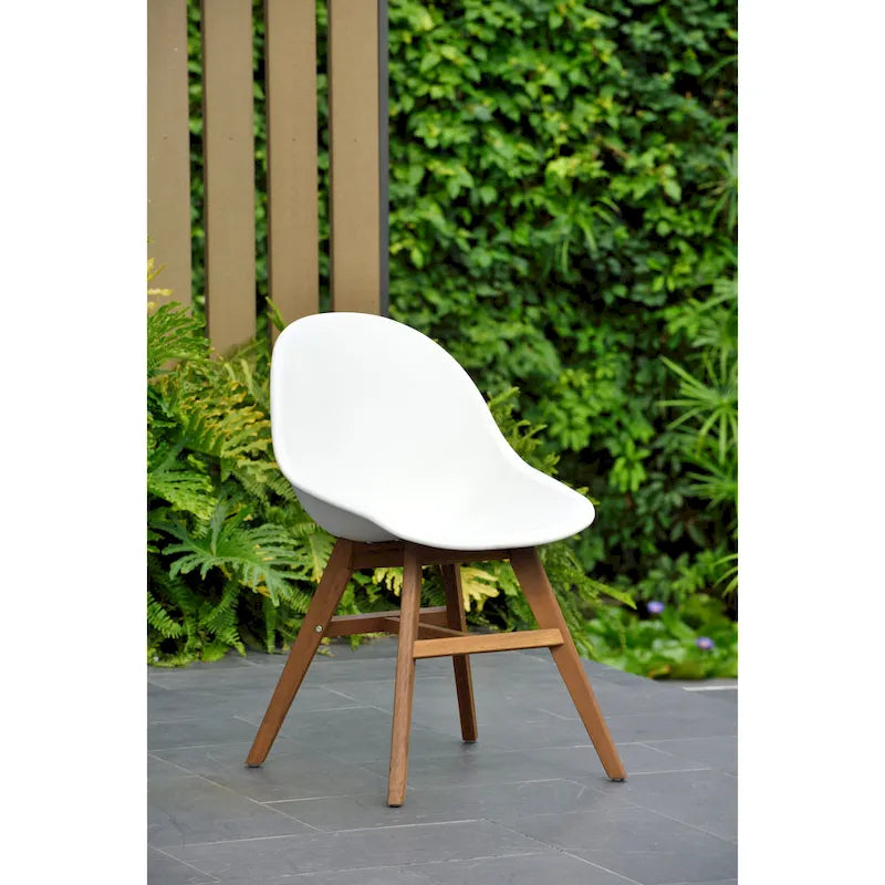 Amazonia Hawaii 9 piece FSC Certified Wood Outdoor Patio Dining Set - 9pc