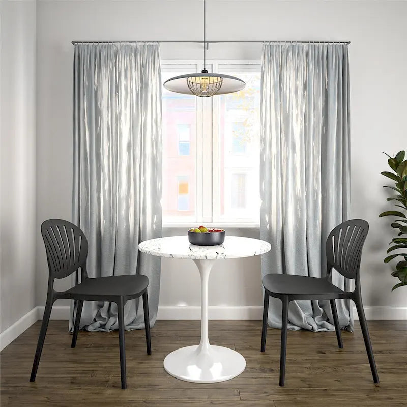 COSCO Outdoor/ Indoor Stacking Resin Chair with Shell Back (2-pack)