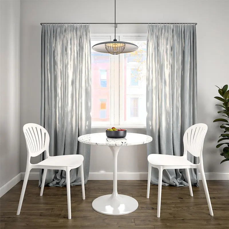 COSCO Outdoor/ Indoor Stacking Resin Chair with Shell Back (2-pack)