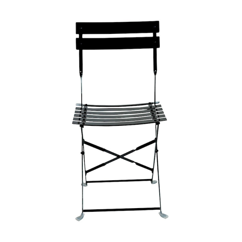 Folding Metal Bistro Chair, Set of 2