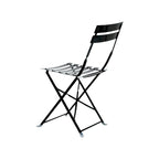 Folding Metal Bistro Chair, Set of 2