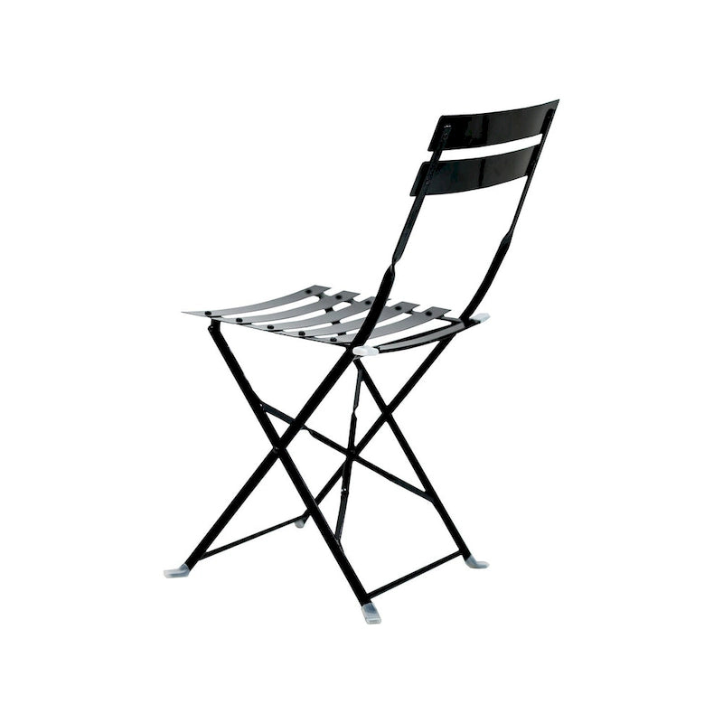 Folding Metal Bistro Chair, Set of 2