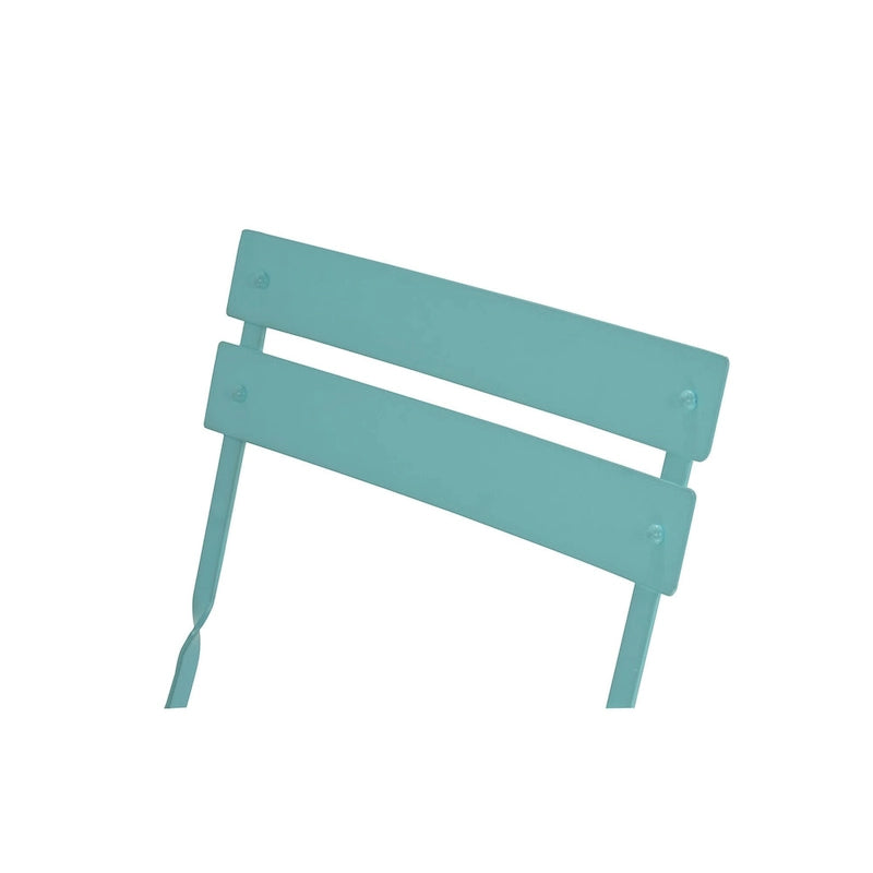 Folding Metal Bistro Chair, Set of 2