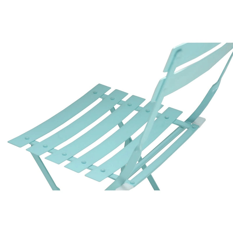 Folding Metal Bistro Chair, Set of 2