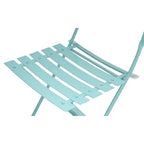 Folding Metal Bistro Chair, Set of 2