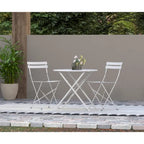 Folding Metal Bistro Chair, Set of 2