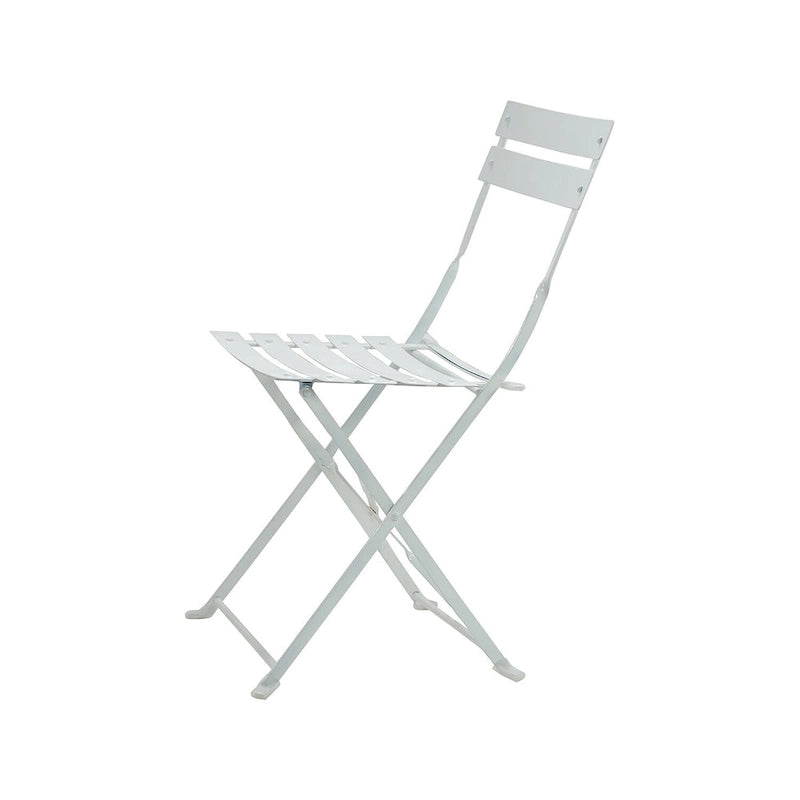Folding Metal Bistro Chair, Set of 2