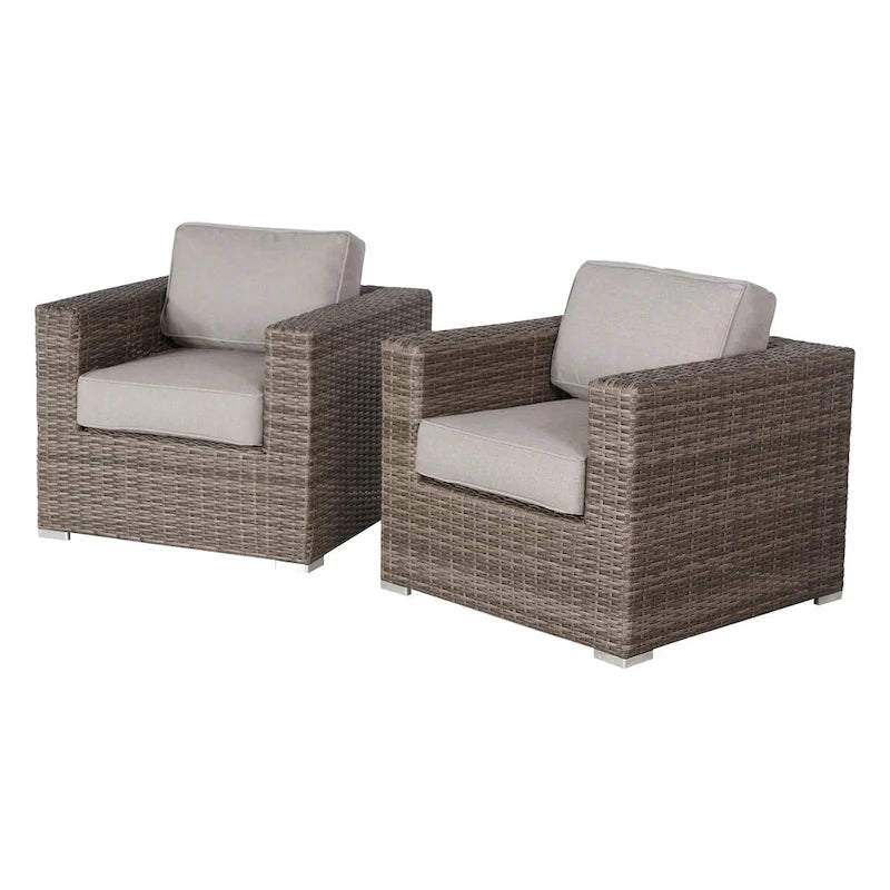 LSI Verona Wicker 5-piece Resort Grade Outdoor Furniture Patio Sofa Set