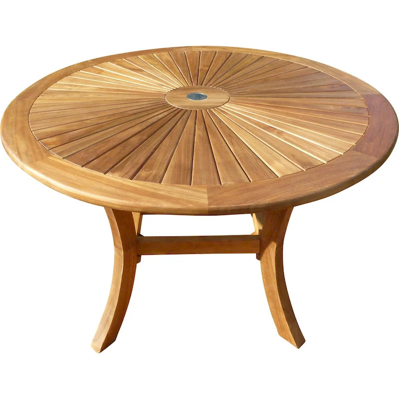 Chic Teak Sun Teak Wood Indoor/ Outdoor Dining Table, 47 Inch (table only)