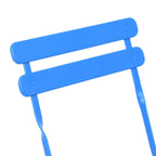 3 Pieces Patio Bistro Balcony Metail Chair Table Set