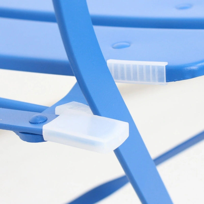 3 Pieces Patio Bistro Balcony Metail Chair Table Set