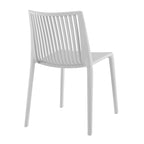 WRGHOME Modern Stacking Patio Dining Side Chair Indoor/Outdoor (Set of 2) - 32.28 H X 21.26 W X 22.04 D