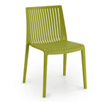 WRGHOME Modern Stacking Patio Dining Side Chair Indoor/Outdoor (Set of 2) - 32.28 H X 21.26 W X 22.04 D