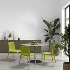 WRGHOME Modern Stacking Patio Dining Side Chair Indoor/Outdoor (Set of 2) - 32.28 H X 21.26 W X 22.04 D