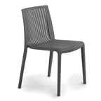 WRGHOME Modern Stacking Patio Dining Side Chair Indoor/Outdoor (Set of 2) - 32.28 H X 21.26 W X 22.04 D